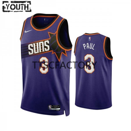 Kinder NBA Phoenix Suns Trikot Chris Paul 3 Nike 2022-23 Icon Edition Lila Swingman